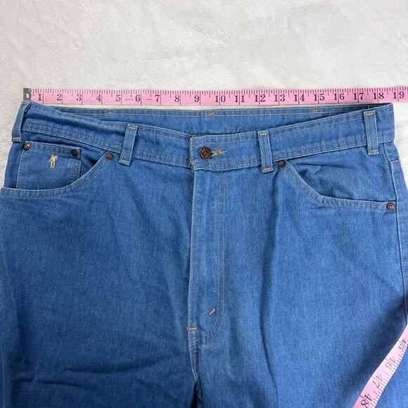 Levi’s Vintage Orange tab 1984 Blue Jeans men’s size 38x31 Skosh More Room USA - Picture 5 of 9